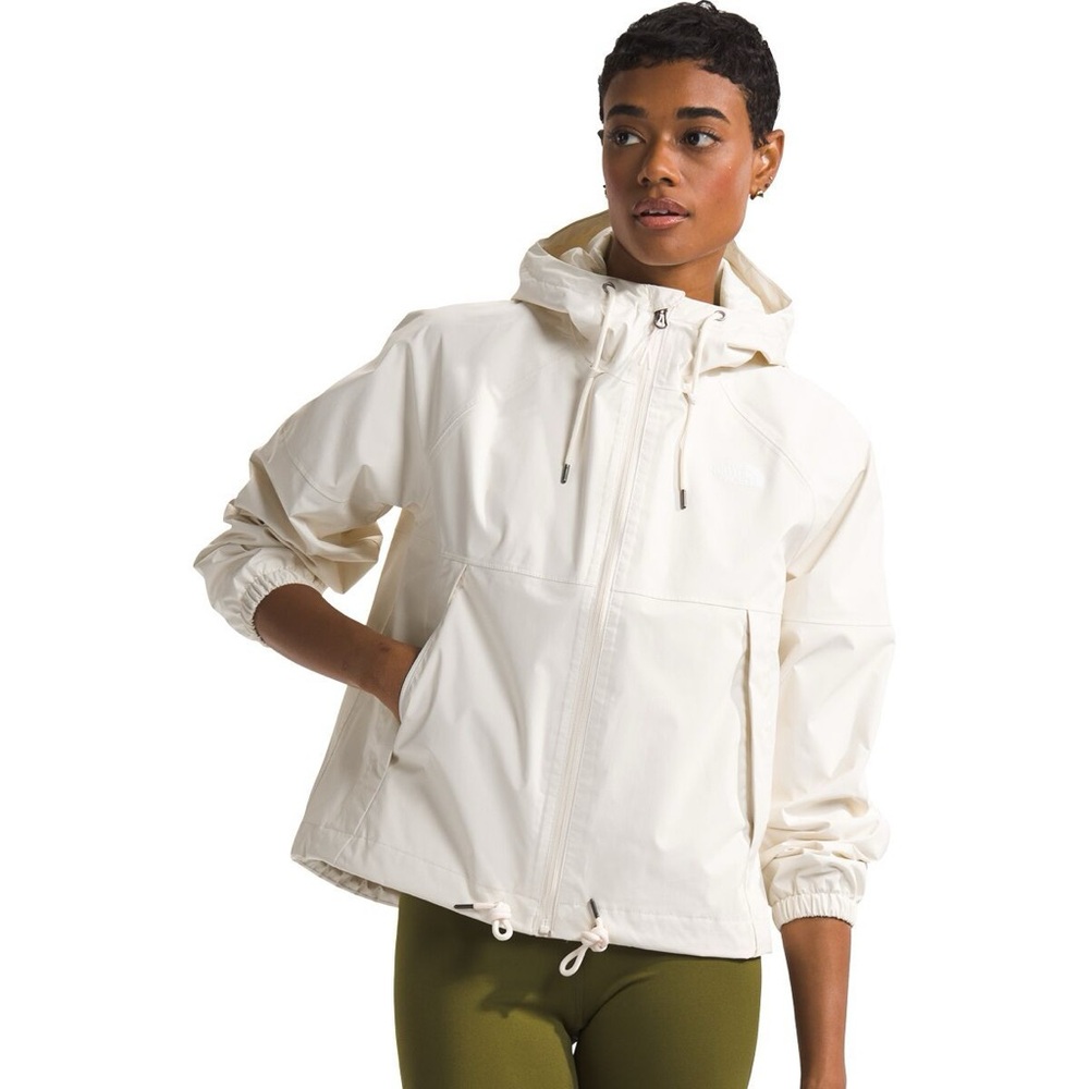 The North Face Antora Rain Hooded Jacket Gardenia White
